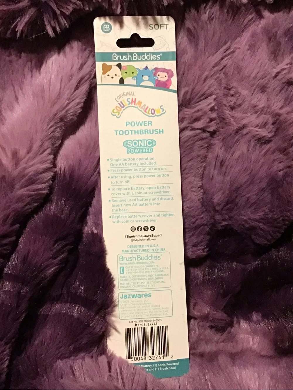 Kids Sonic Electric Toothbrush - Cute Multicolor Characters